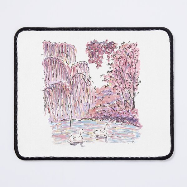 Item preview, Pink Lake Swans designed and sold by Thefifth-shop.