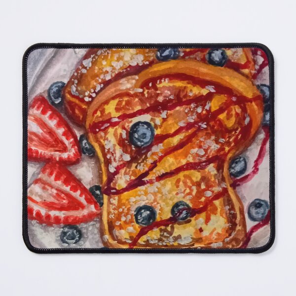 Item preview, Berry Sweet Morning – French Toast Watercolor Art designed and sold by happiartworks .