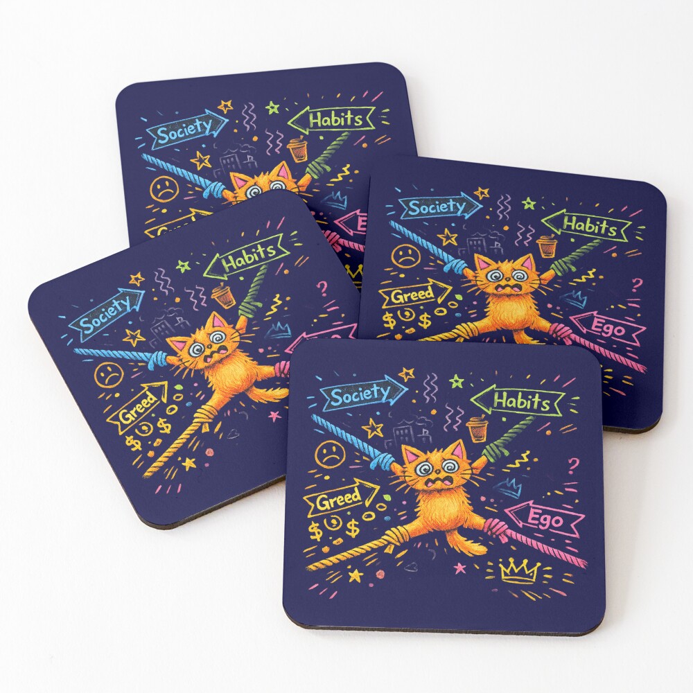 Item preview, Coasters (Set of 4) designed and sold by DesignPrePress.
