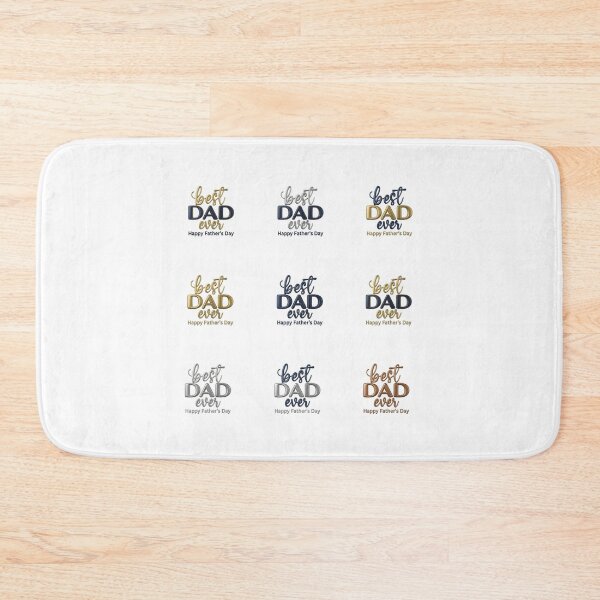Item preview, Best Dad Ever Gold Navy Father's Day Gift Design Sticker set designed and sold by SideKickCreates.