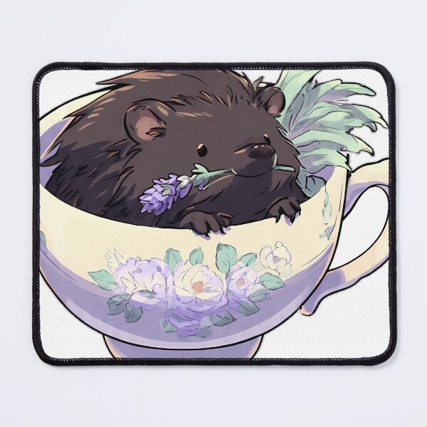 Item preview, Cottagecore Tea Hedgehog designed and sold by pumsquare.