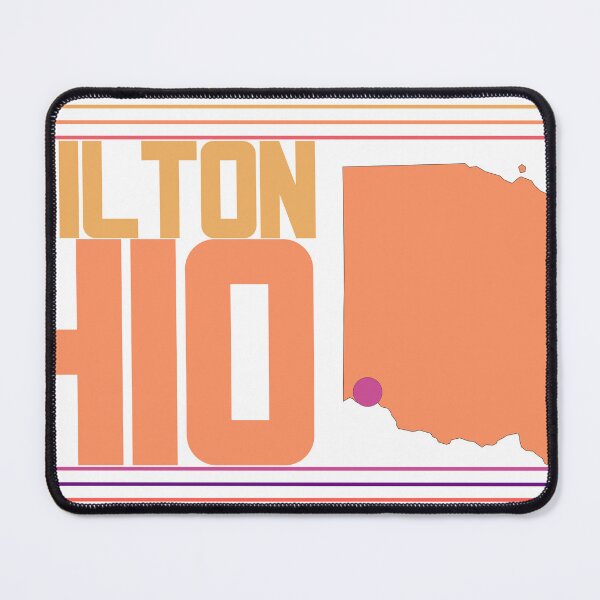 Item preview, Hamilton Ohio City Marked On Map designed and sold by TheIconSmith.