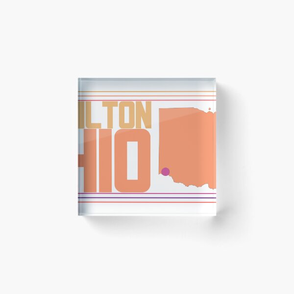 Item preview, Hamilton Ohio City Marked On Map designed and sold by TheIconSmith.