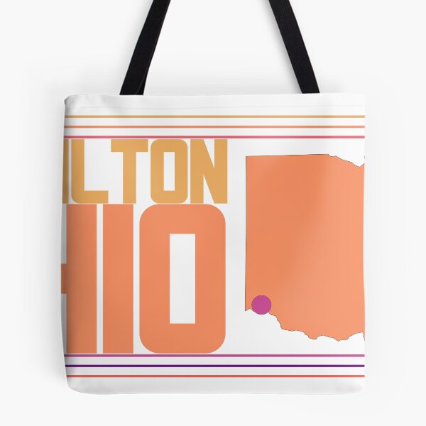 Item preview, Hamilton Ohio City Marked On Map designed and sold by TheIconSmith.