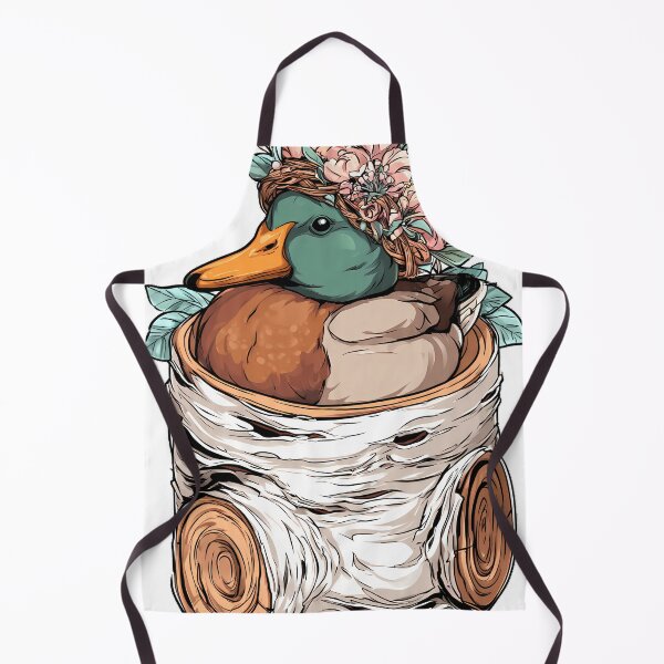 Item preview, Cottagecore Flower Duck designed and sold by pumsquare.