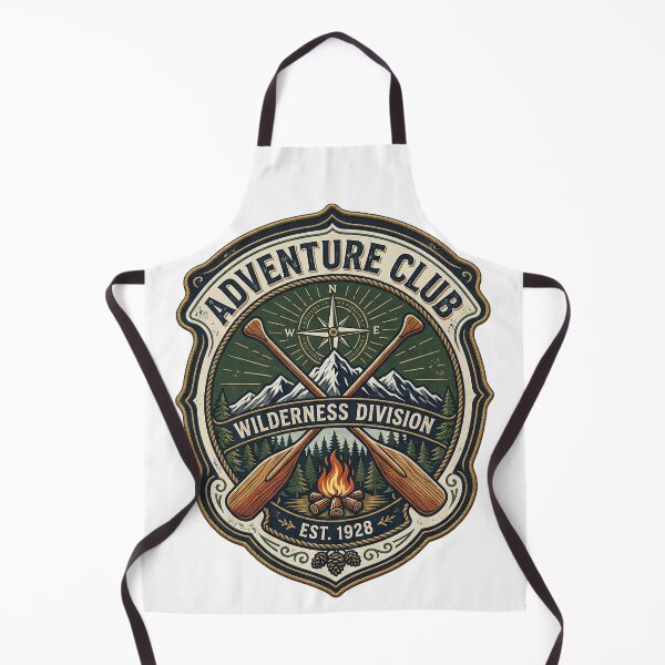Item preview, Adventure Club Wilderness Division - Vintage Outdoor Explorer Badge designed and sold by PGRprint.