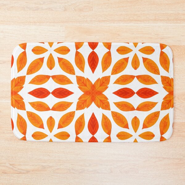 Item preview, Autumn Leaves Geometric Pattern designed and sold by Luna-Flow.