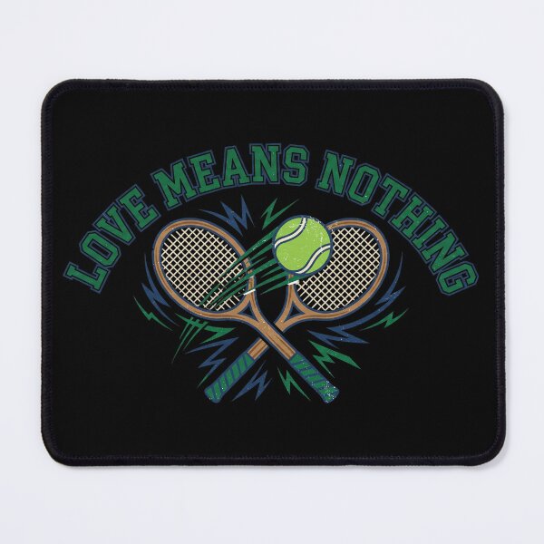 Item preview, Love Means Nothing Retro 80s Country Club Tennis Racket designed and sold by Sunday Social Club.
