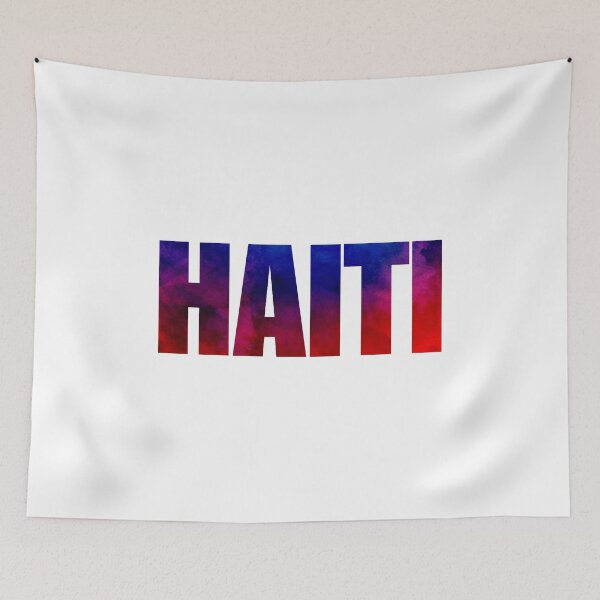 Item preview, Haiti Country blue red designed and sold by VRedBaller.