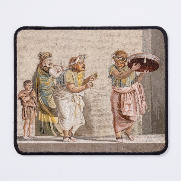 Item preview, Street Musicians Mosaic Pompeii designed and sold by Weston  Westmoreland.