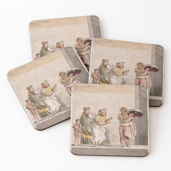 Item preview, Street Musicians Mosaic Pompeii designed and sold by Weston  Westmoreland.