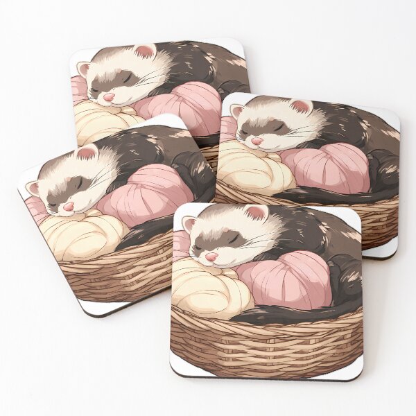 Item preview, Cottagecore Yarn Ferret designed and sold by pumsquare.