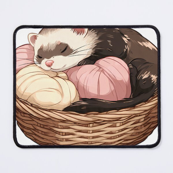 Item preview, Cottagecore Yarn Ferret designed and sold by pumsquare.