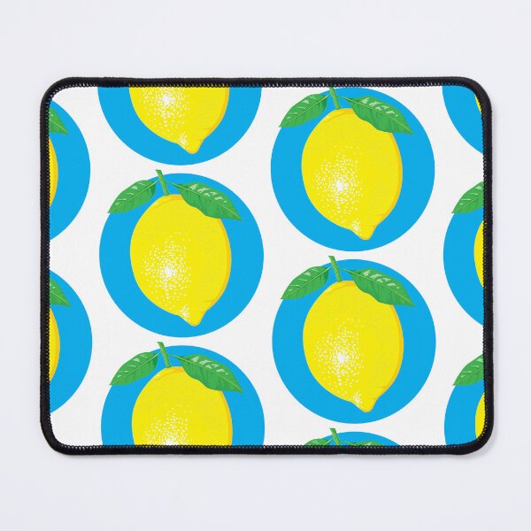 Item preview, lemon in a blue dot designed and sold by RebelArt Designs.