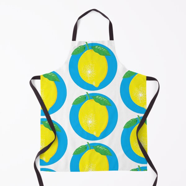 Item preview, lemon in a blue dot designed and sold by RebelArt Designs.