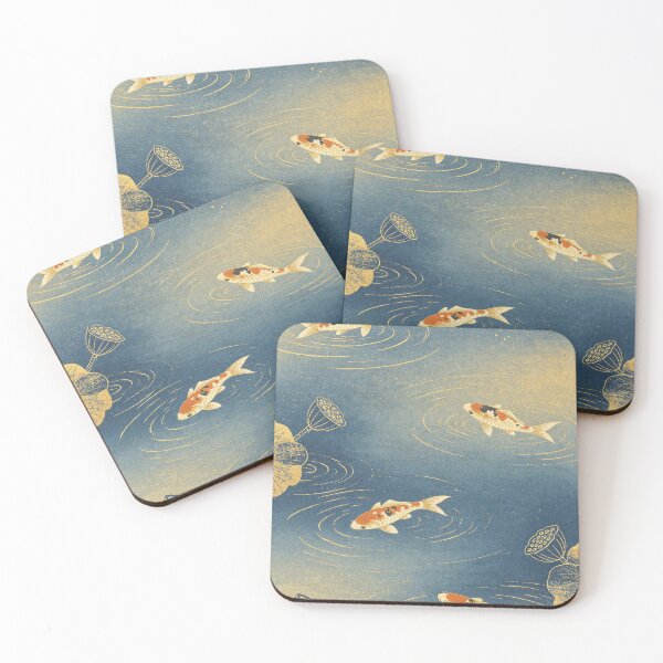 Item preview, Koi Wave Textile Pattern designed and sold by synthoso.