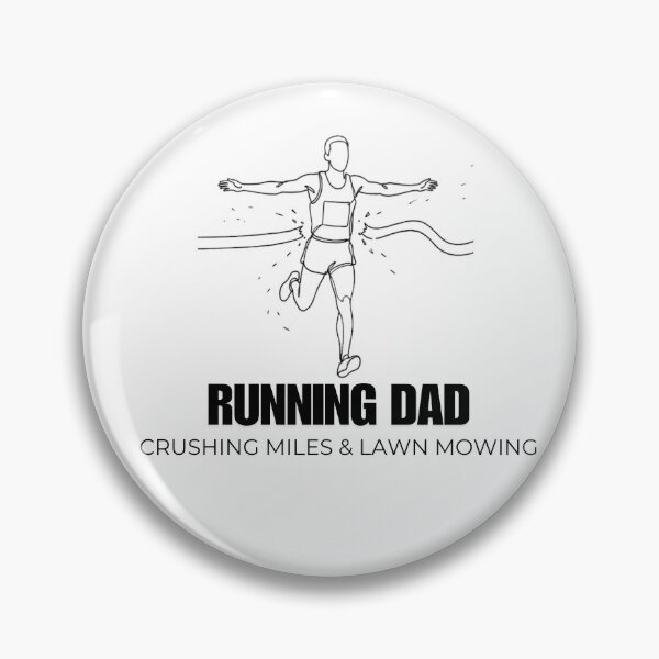 Item preview, Running Dad Crushing Miles and Milestones Funny designed and sold by RunningWhiskers.