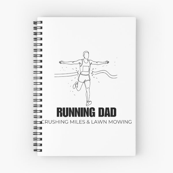Item preview, Running Dad Crushing Miles and Milestones Funny designed and sold by RunningWhiskers.