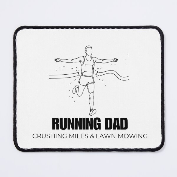 Item preview, Running Dad Crushing Miles and Milestones Funny designed and sold by RunningWhiskers.