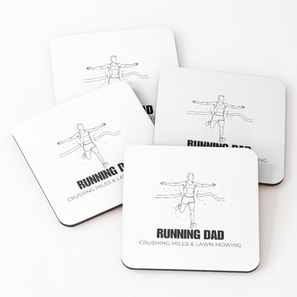 Item preview, Running Dad Crushing Miles and Milestones Funny designed and sold by RunningWhiskers.