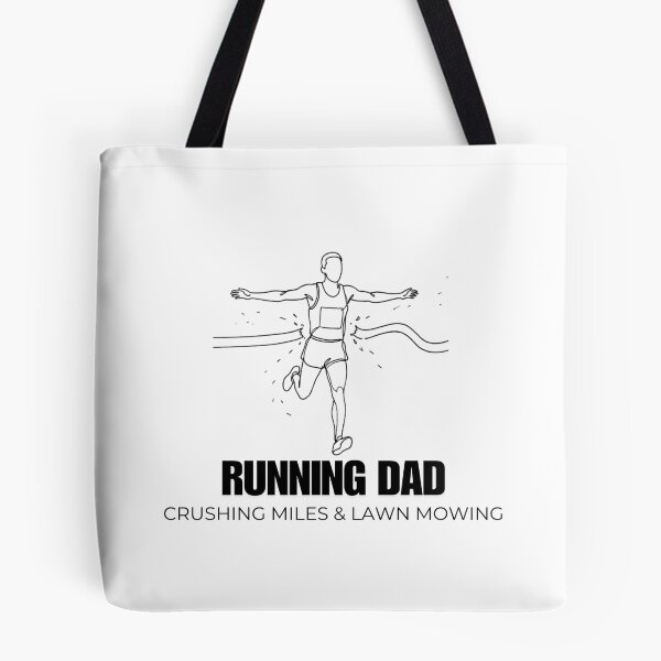 Item preview, Running Dad Crushing Miles and Milestones Funny designed and sold by RunningWhiskers.