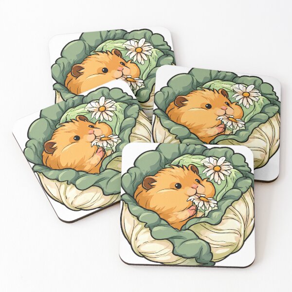 Item preview, Cottagecore Cabbage Hamster designed and sold by pumsquare.