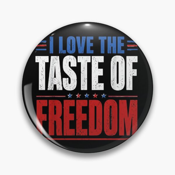 Item preview, Patriotic I Love The Taste Of Freedom American Flag Vintage Style designed and sold by haitrieuic96.