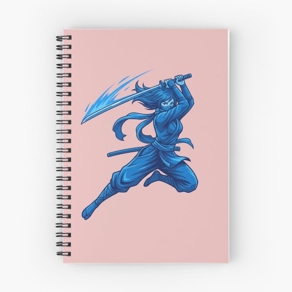 Item preview, Blue Shadow Kunoichi – Ninja Warrior Art designed and sold by blindninja.