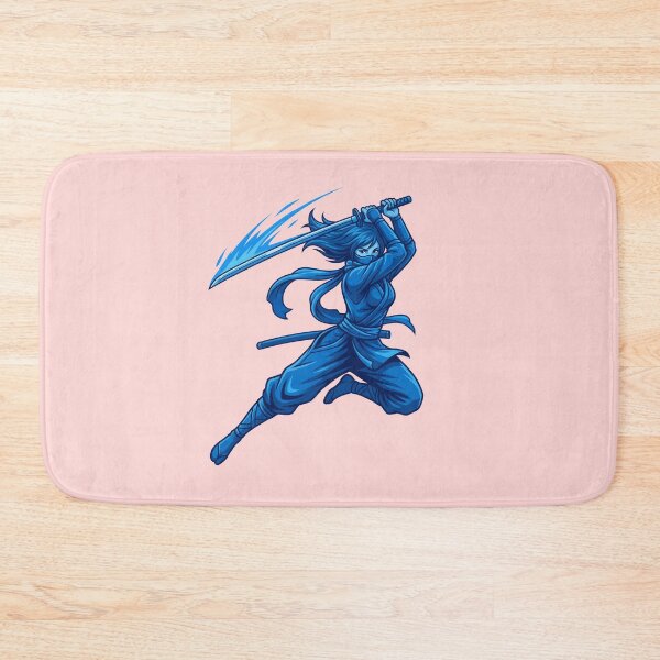 Item preview, Blue Shadow Kunoichi – Ninja Warrior Art designed and sold by blindninja.