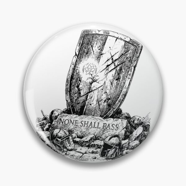 Item preview, Battered Greatshield Barricade - Soulslike Game Art designed and sold by bapupa.