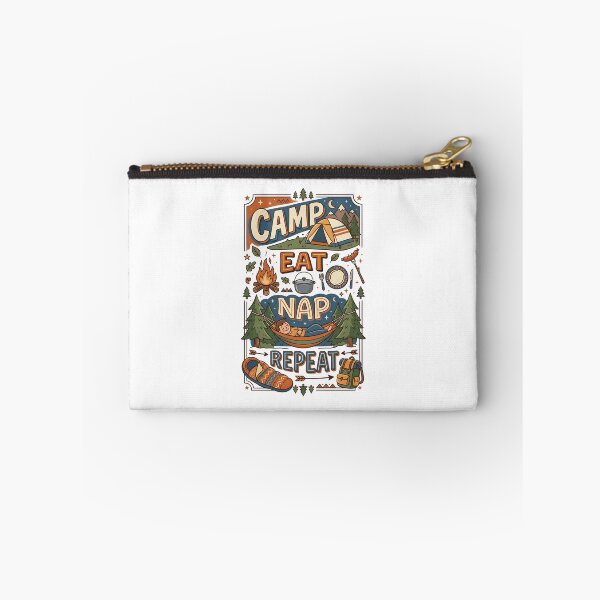 Item preview, Camp Eat Nap Repeat - Funny Outdoor Camping Lifestyle Design designed and sold by PGRprint.