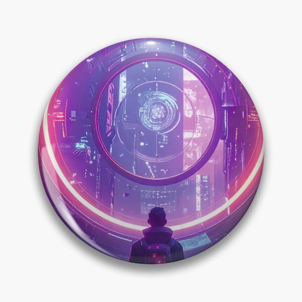Item preview, a time traveler in the city of the future designed and sold by PawelZmich.