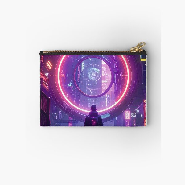 Item preview, a time traveler in the city of the future designed and sold by PawelZmich.