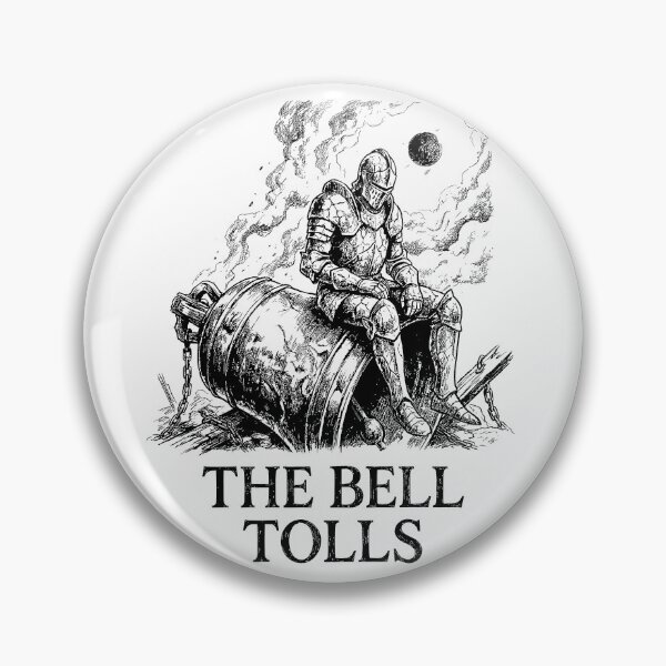 Item preview, Crumbling Bell Tower Sentinel - Soulslike Game Art designed and sold by bapupa.