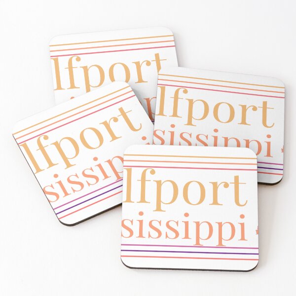 Item preview, Gulfport Mississippi City Marked On Map designed and sold by TheIconSmith.