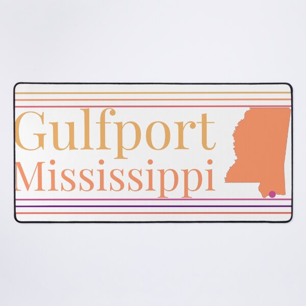 Item preview, Gulfport Mississippi City Marked On Map designed and sold by TheIconSmith.
