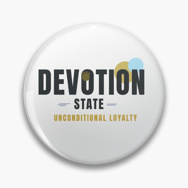 Item preview, DEVOTION STATE – Dog Lover Geometric Typography Design designed and sold by HeartAndArtShop.