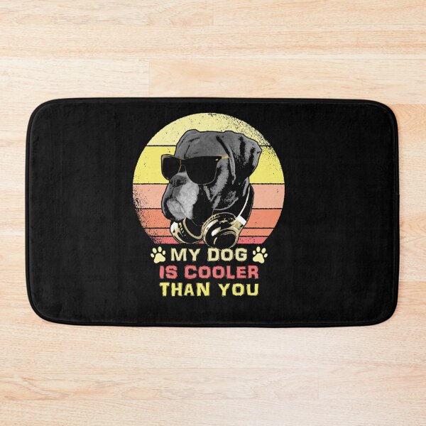 Item preview, My Dog Is Cooler Than You Retro Sunglasses Dog designed and sold by marke770.