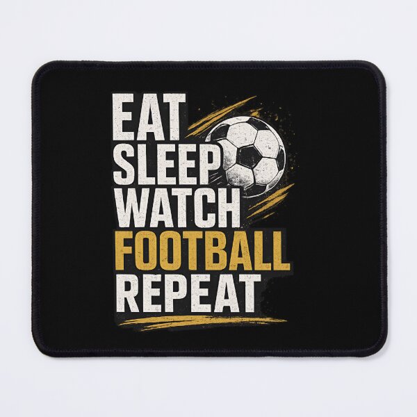 Item preview, Eat Sleep Watch Football Repeat designed and sold by alloutshirts.