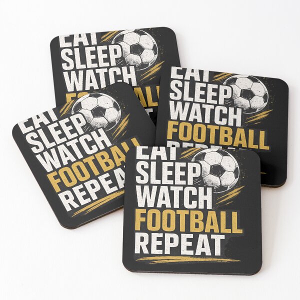 Item preview, Eat Sleep Watch Football Repeat designed and sold by alloutshirts.