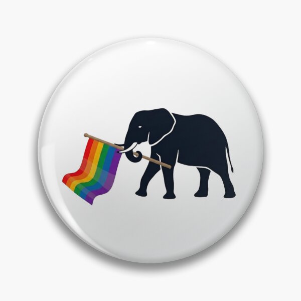 Item preview, Pride Elephant Carrying Rainbow Flag – Love, Equality and Acceptance Colorful Elephant Design designed and sold by Trendesigne.