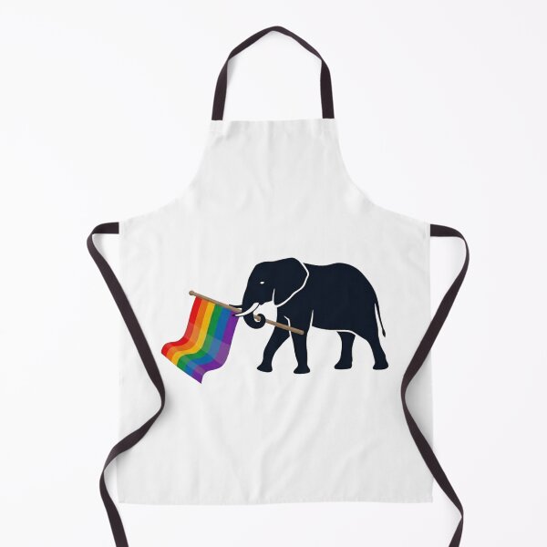 Item preview, Pride Elephant Carrying Rainbow Flag – Love, Equality and Acceptance Colorful Elephant Design designed and sold by Trendesigne.
