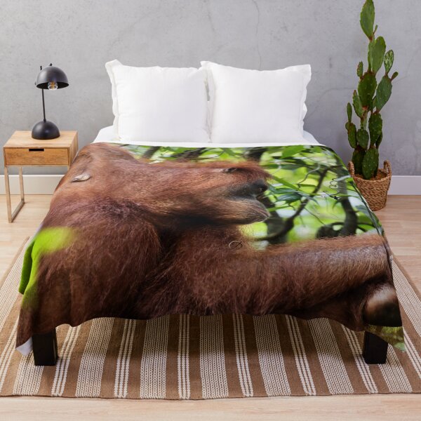 Item preview, Red orangutan hanging from a branch designed and sold by franck380.