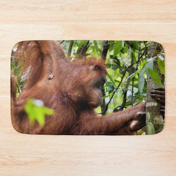 Item preview, Red orangutan hanging from a branch designed and sold by franck380.
