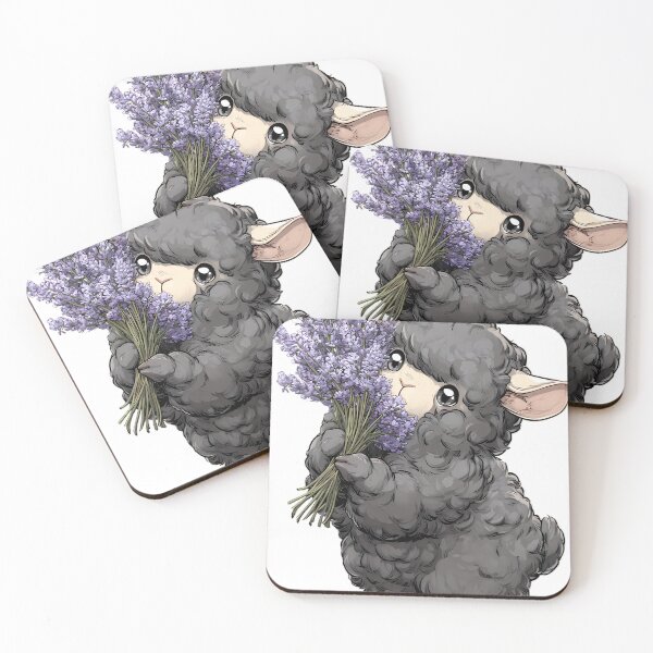 Item preview, Cottagecore Lavender Sheep designed and sold by pumsquare.