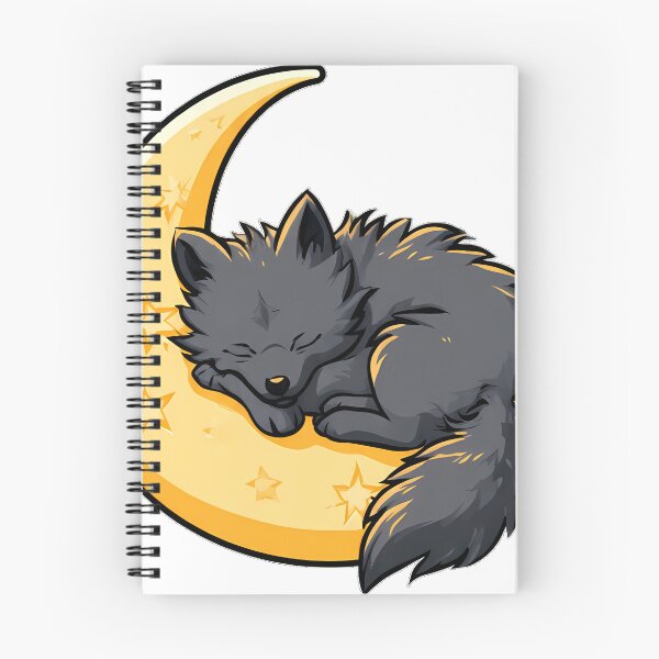 Item preview, Celestial Crescent Wolf designed and sold by pumsquare.