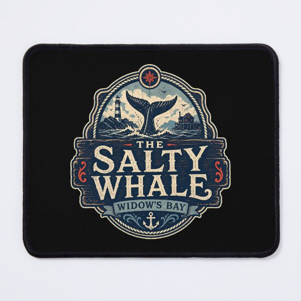 Item preview, Widow's Bay Horror Aesthetic Retro Travel Art designed and sold by trailblazer-tee.