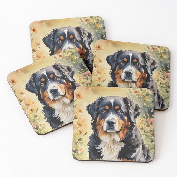 Item preview, Bernese Mountain Dog Watercolor Dog Art designed and sold by MaverlyShop.