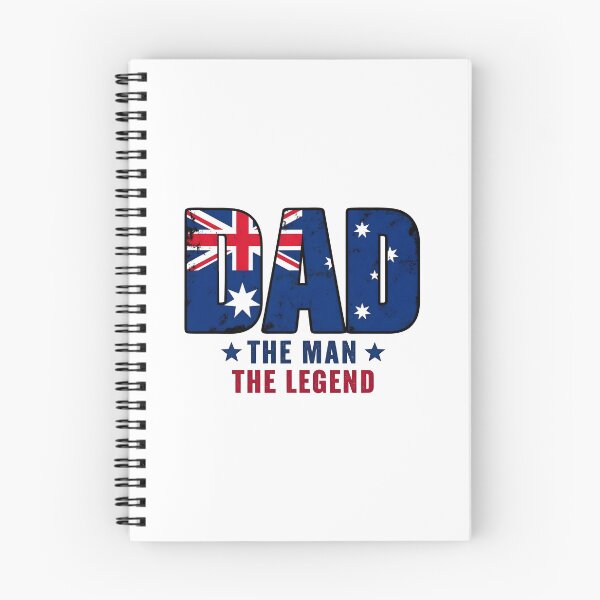 Item preview, Australian Dad The Man The Legend | Aussie Flag Father's Day Gift | Proud Aussie Dad Apparel designed and sold by SideKickCreates.