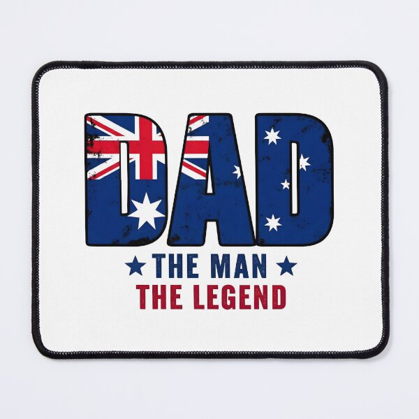 Item preview, Australian Dad The Man The Legend | Aussie Flag Father's Day Gift | Proud Aussie Dad Apparel designed and sold by SideKickCreates.